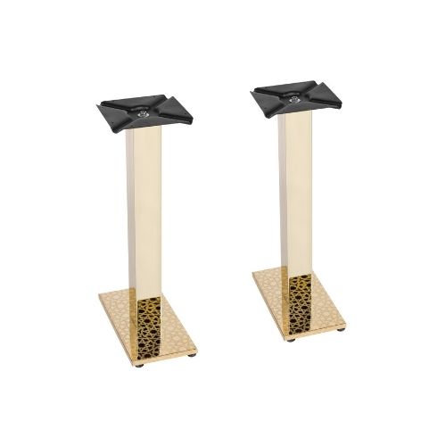 Pied de table métallique double - Design moderne